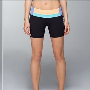Lululemon Run Fast Track II Shorts Athletic Retro Size 4